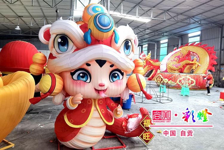 蛇年彩燈花燈做什么樣的造型最吸引游客？